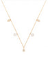 18kt gold Vega diamond charms necklace